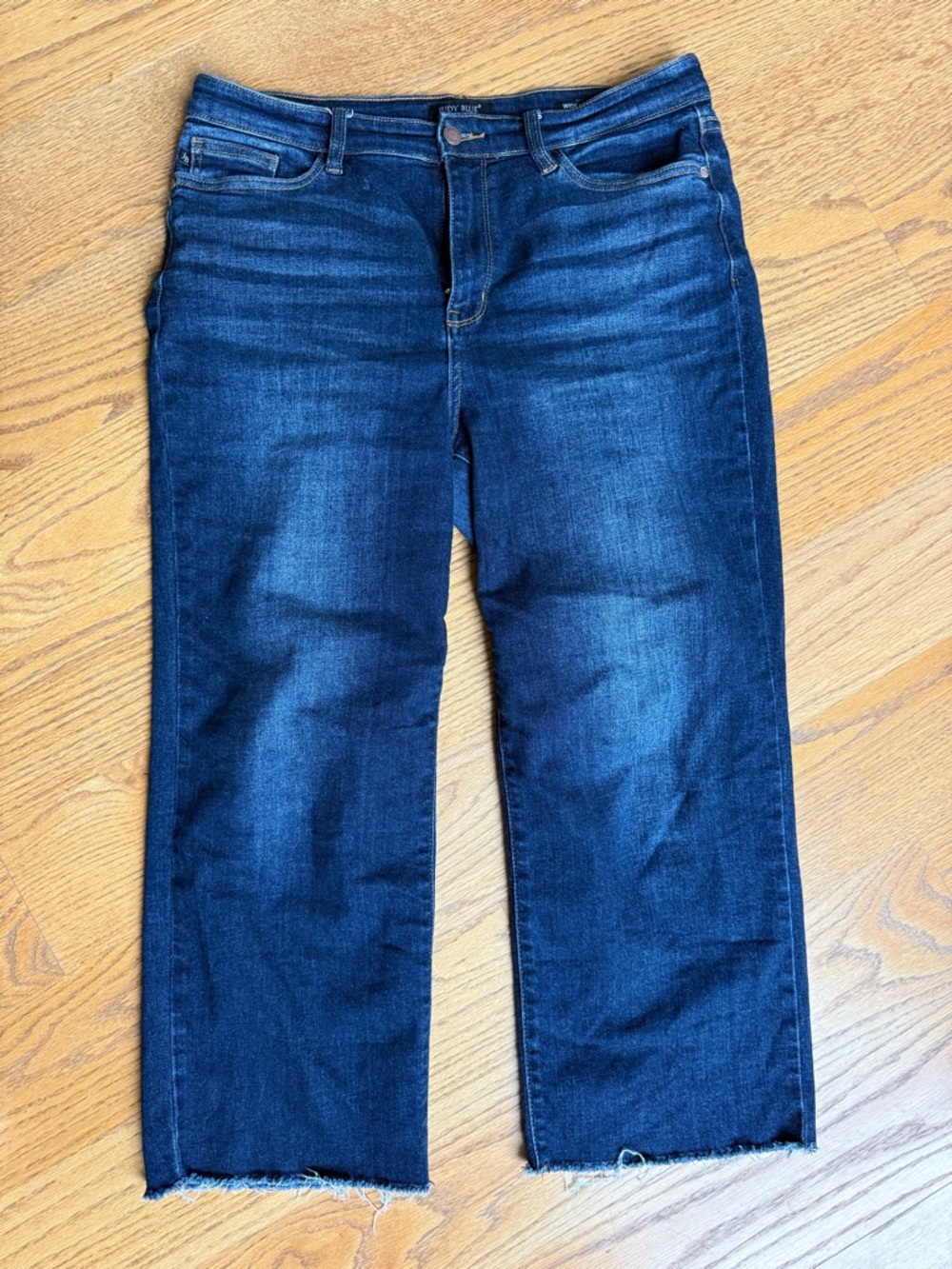 Judy Blue Dark Blue wide leg Denim Jeans size 31